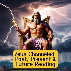 Lectura de tarot canalizada por Zeus (pasado, presente y futuro), lectura honesta de Zeus (médium psíquico), mensaje directo canalizado por Zeus, trabajo con la sombra de Zeus