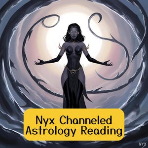 Lecture de tarot astrologique Nyx canalisé, Tarot astrologique moyen psychique honnête Lecture Nyx, Message canalisé direct, Travail de l'ombre avec Nyx