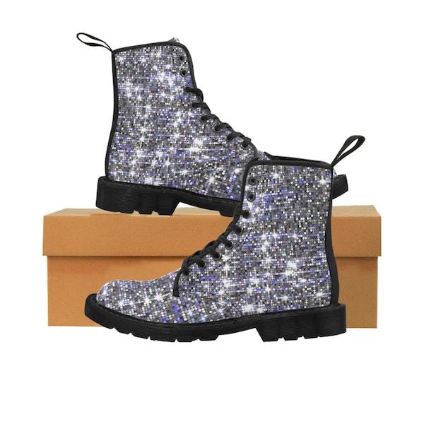 Glitter Boots Etsy