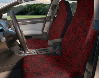 Gothic Vampire Aesthetic Car Seat Cover, Goth Car Accessories, Witchy Goth Car Decor Aesthetic Witch Emo Romantic Goblincore Car Seat Decor