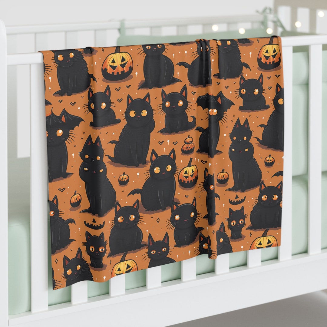 Goth Baby Bat Swaddle Blanket, Pastel Goth Grunge Punk Baby Nursery