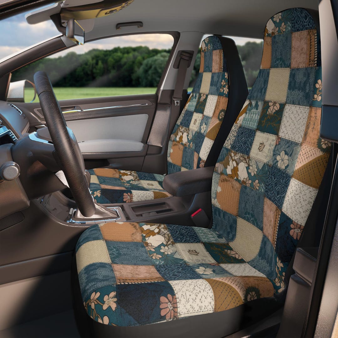 Preppy Summer Car Seat Cover