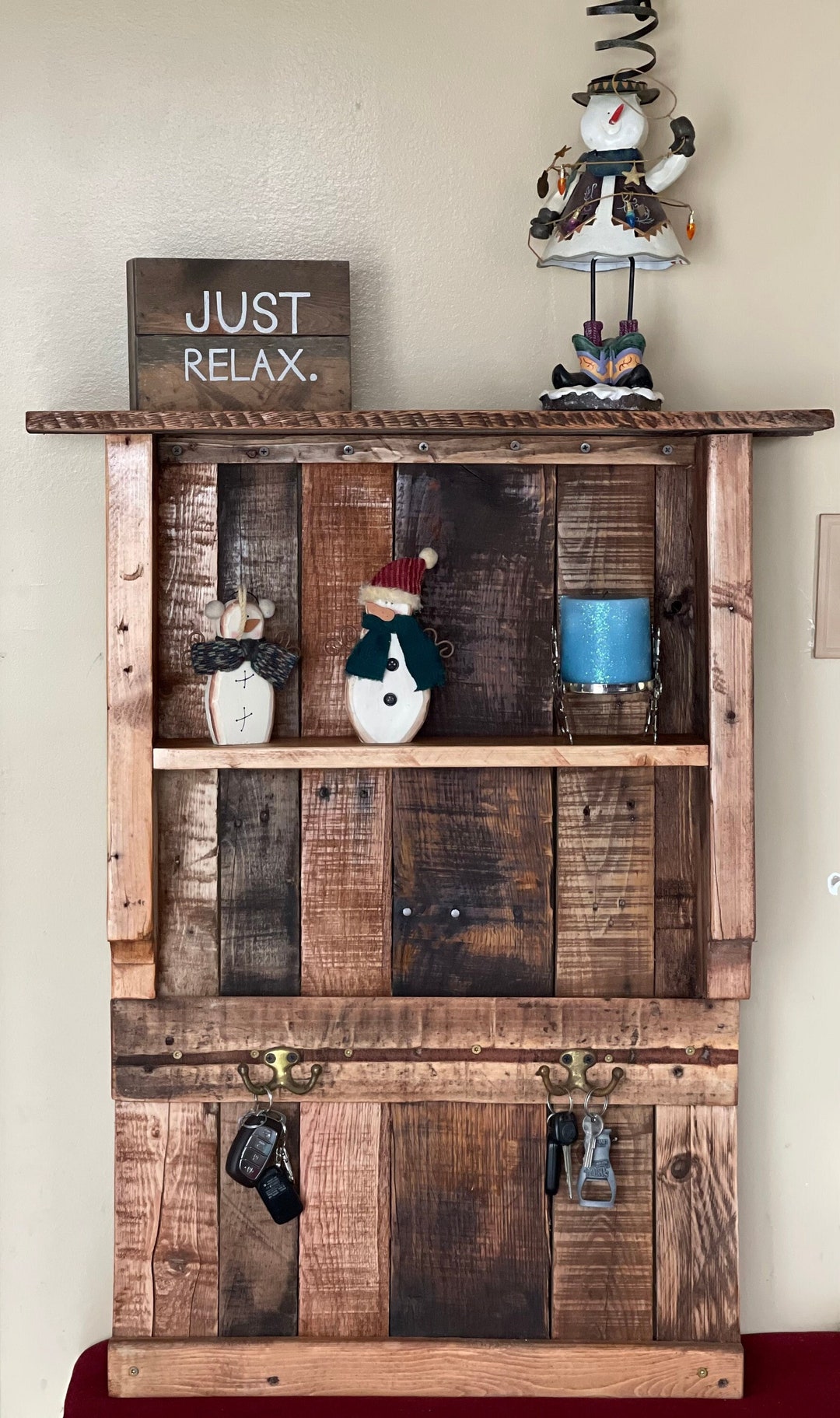 Rustic Coat Rack Etsy