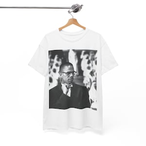 Malcom X Quote Unisex Heavy Cotton Tee