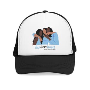 Sophisticated Blue Mesh Cap for Zeta Amicae Sisterhood - A Must-Have Accessory!