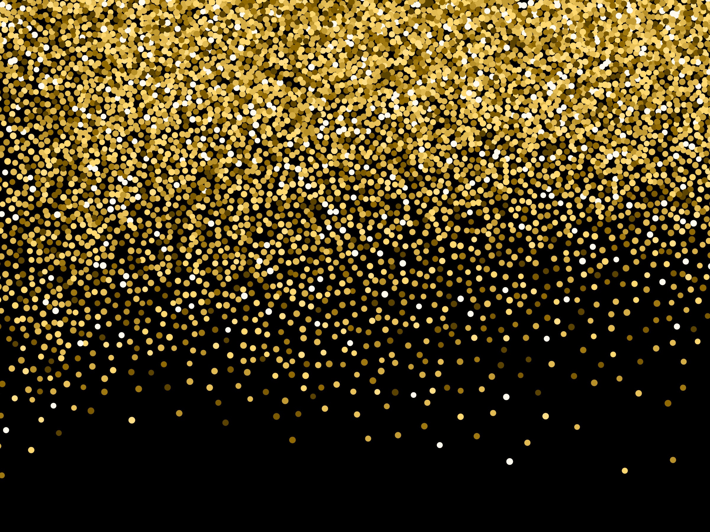 16 Piece Gold Glitter Clip Art Set PNG Against Transparent - Etsy Australia