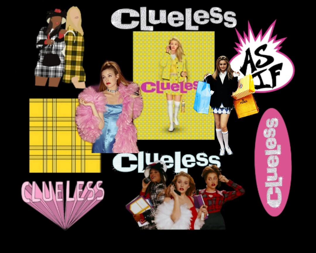 Clueless Pack PNG Digital Download Only/transparent Background Clip Art