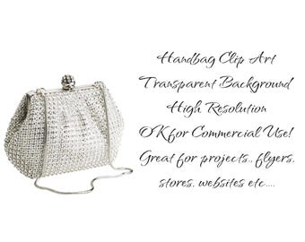 Handbag PNG Clipart: Commercial Use Graphics (digital Download)