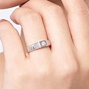 925 silver zirconia ring, Minimalist Ring, Delicate Ring, Thin Dainty Wedding Ring, Stacking Ring for Women, promise ring, statement ring image 3