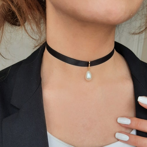 Gold Choker Necklace Chokers Jewelry Stainless Etsy
