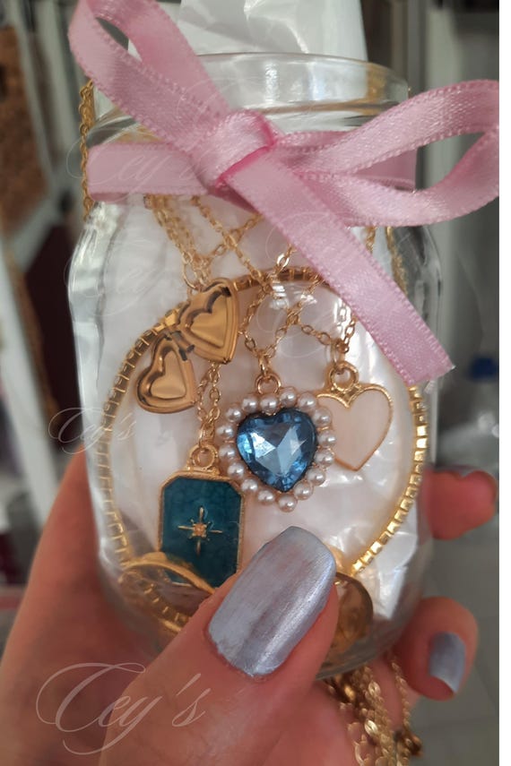 Mystery Jewelry Jar Vintage Vintage Jewelry Jar Gold Jewelry