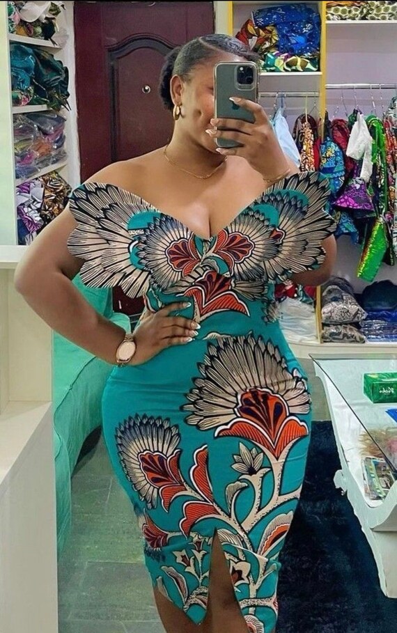 Africa couple matching outfits/Ankara matching wedding dress/Africa short  gown/ Africa party dress/Africa