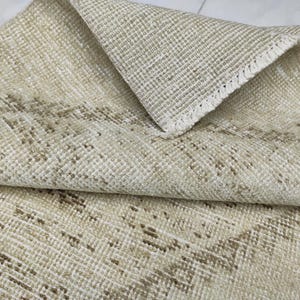 Handwoven Wool Turkish Runner Rug: Vintage Anatolian Hallway Rug (3&#39;X12&#39;)