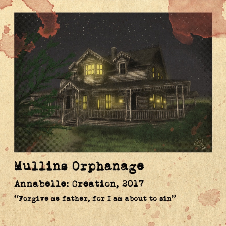 Annabelle Creation - Mullins Orphanage - Horror Houses - Etsy