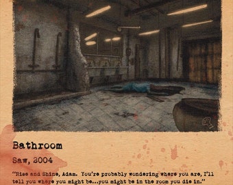Bathroom - Saw 2004 - Horror Houses