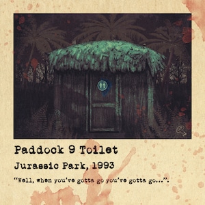 Jurassic Park - Paddock 9 Toilet - Horror Houses