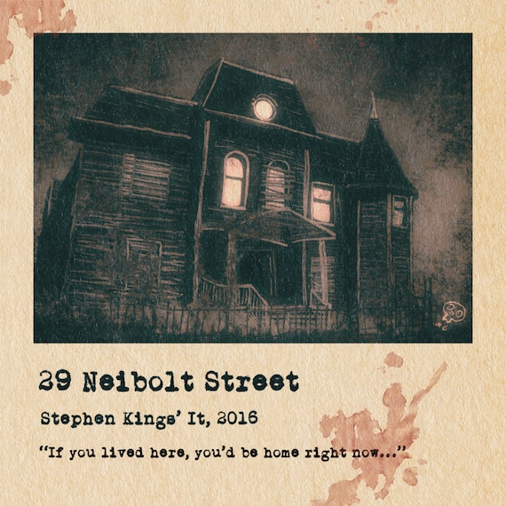 29 Neibolt Street Casas de terror - Etsy México