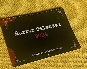 Horror Calendar 2024