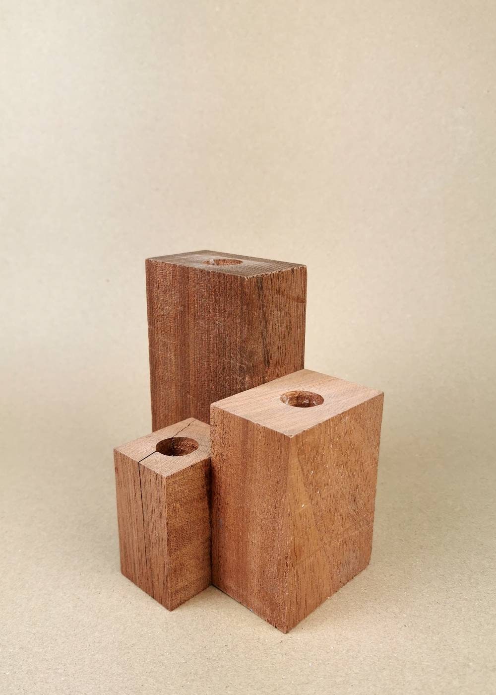 Bougeoir en Bois | Brut