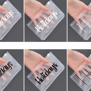 Sobres de efectivo personalizados A6/Billeteras de efectivo/Billeteras para ahorrar dinero/Carpeta de presupuesto/Relleno de efectivo/Sobres de efectivo/Sistema de sobres/