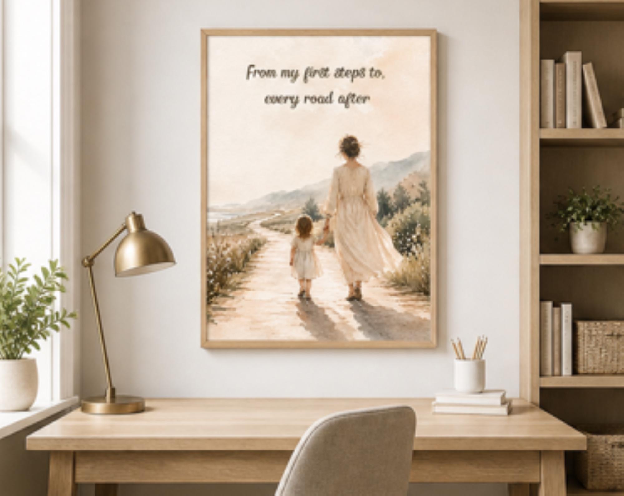 Mother’s Day Printable Wall Art Set of 3 | Mother & Child Journey ...