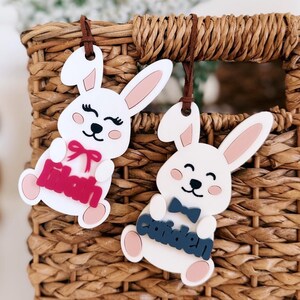 Easter Bunny  Tag /  Easter Basket Tag / Easter Basket Name Tag / Personalized Easter Basket Tag / Easter Bunny Name Tag