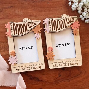 Mother&#39;s Day Photo Frame| Mother&#39;s Day Gift | Personalized Mother&#39;s Day Frame | Gift for Mom | Gift For Grandma | Magnetic Photo Frame