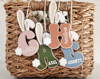 Easter Bunny Basket Tag / Easter Basket Tag / personalized Easter Basket Tag