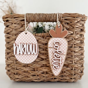 Easter Bunny Basket Tag / Easter Basket Tag / personalized Easter Basket Tag