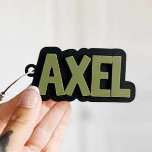 Kids Name Tag | Backpack Name Tag | Backpack Keychain | Diaper Bag Tag | Lunch Box Tag | Personalized Keychain | Name Keychain