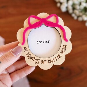 Mother&#39;s Day Photo Frame | Mother&#39;s Day Gift | Personalized Mother&#39;s Day Frame | Gift for Mom | Gift For Grandma | Magnetic Photo Frame