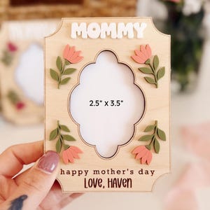 Mother&#39;s Day Photo Frame | Mother&#39;s Day Gift | Personalized Mother&#39;s Day Frame | Gift for Mom | Gift For Grandma | Magnetic Photo Frame