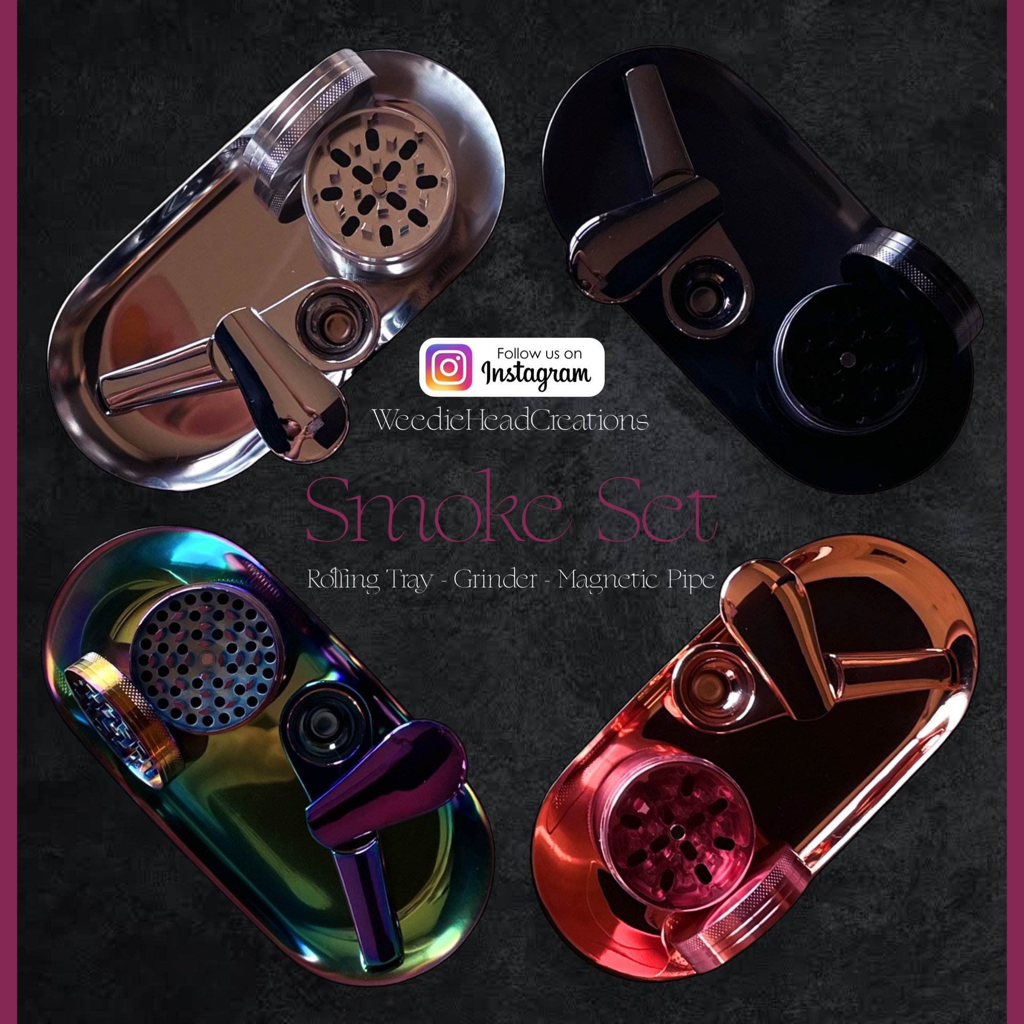 Ultimate Pink Stoner Set – The Smoke Asylum