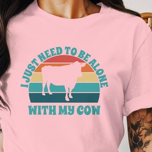 Funny Cow T-Shirt Cow Lover TShirt Cow Funny Gift Cow Tee Shirt Cow T-Shirt Cute Cow Gift Farm Life T Shirt Fun Cow Girl Tee