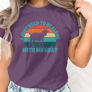 Funny Goat T-Shirt Goat Lover TShirt Goat Funny Gift Goat Tee Shirt Goat T-Shirt Cute Goat Gift Farm Life T Shirt Fun Goat Girl Tee