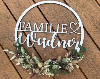 Frühlings-Holzschild Mit Blumenmotiv – Türschild Oder Wanddeko Im Bauernhausstil, Ideal Für Tür, Baum Oder Party
