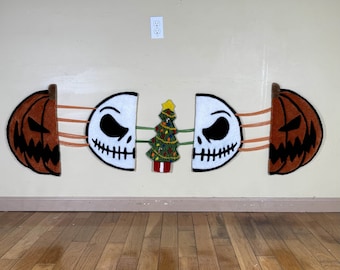 The King of Halloween Tufted Wall Art