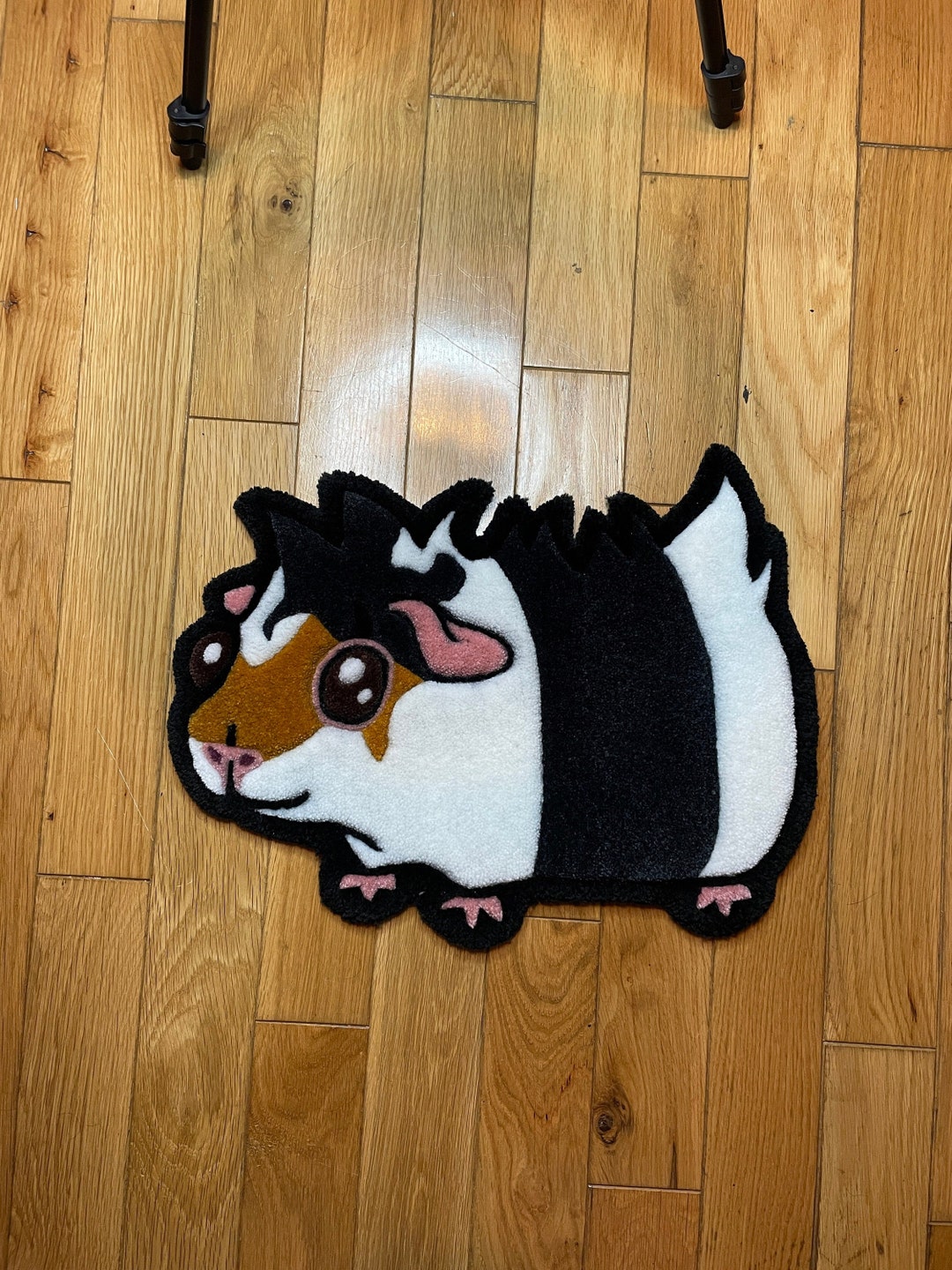 Custom Cute Guinea Pig Tufted Rug Pet Portrait Pet Memorial Etsy
