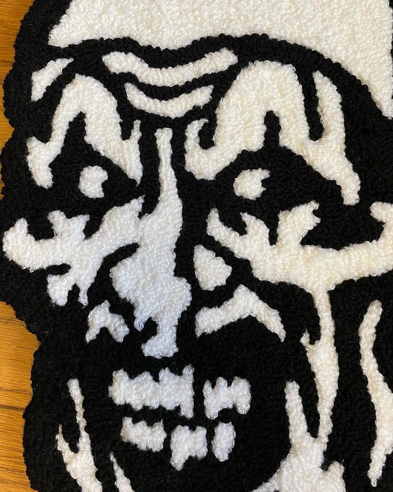 Art the Clown Punch Needle Tufted Rug, Terrifier Horror Rug - Etsy