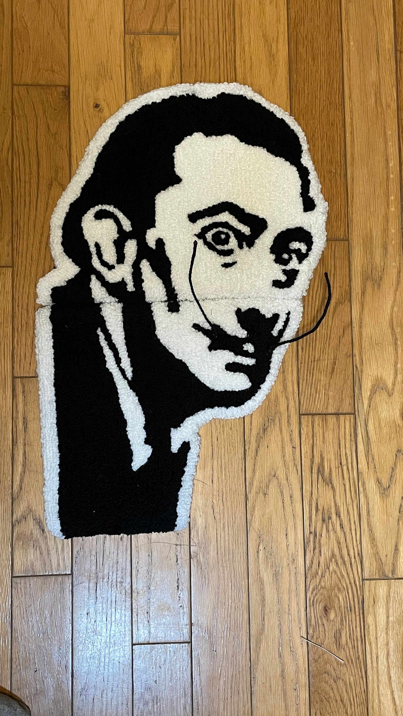Mustache Rug Salvador Dali Pull Apart Rug With Posable Mustache - Etsy