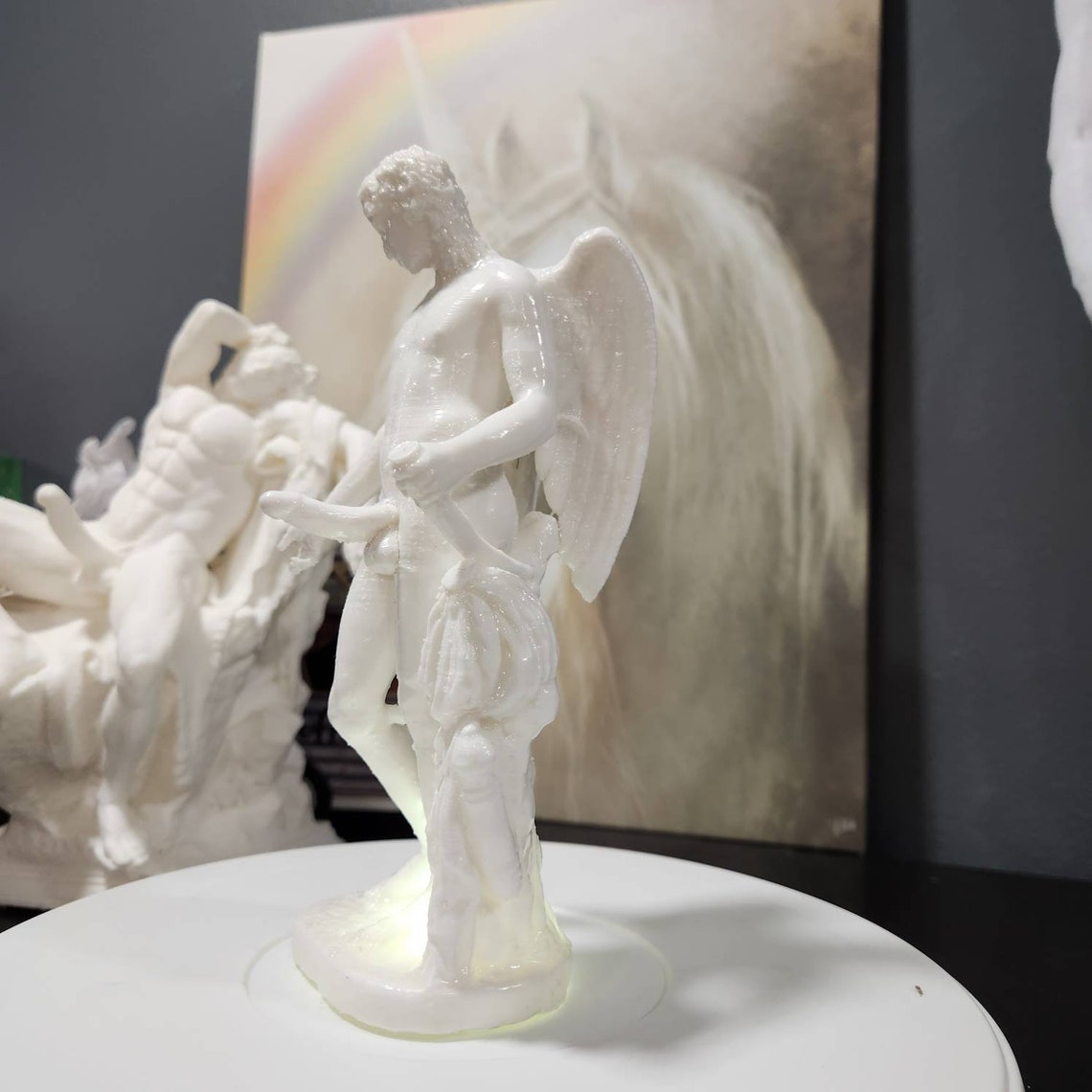 Erotic Eros God of Love 3D Printed Statue Resin or PLA Printed - Etsy