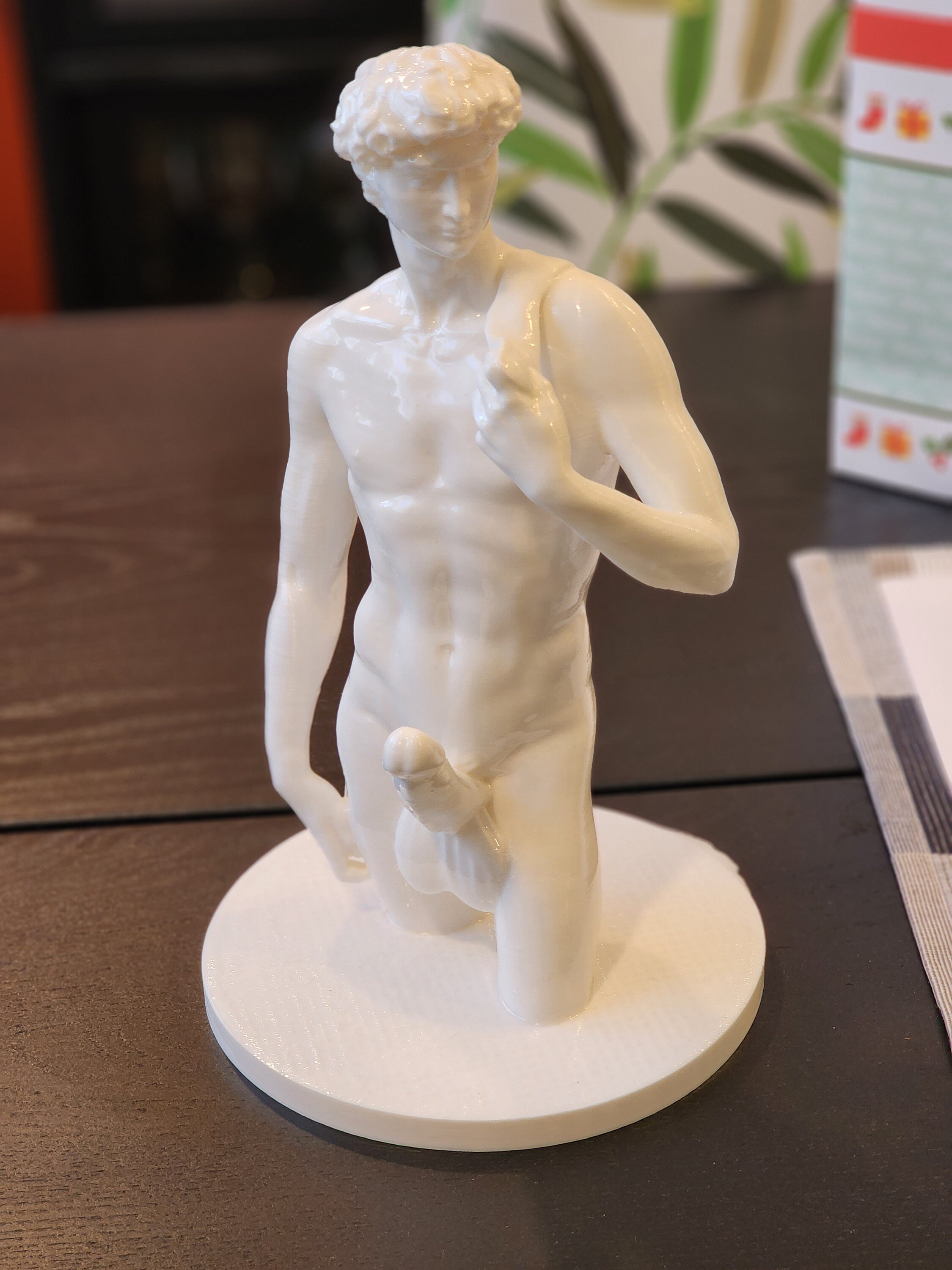 Michelangelo David Bust With Large Erection MATURE Etsy