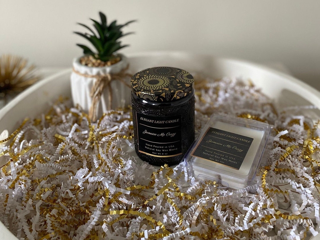 Jamaica Me Crazy 8oz Elegant Soy Wax Blend Candle Handpoured Scented