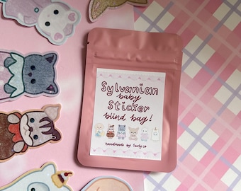 sylvanian families / calico critters babies sticker blind bag