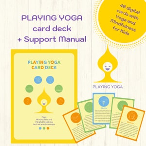 Playing Yoga Card Deck - Yoga and Mindfulness cards for children