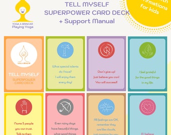Tell Myself Card Deck - Affirmations for Children, Mindfulness for Children