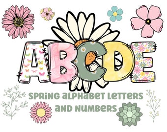 Spring flowers alphabet png letters Spring font Spring alphabet Spring letters. Spring clipart Floral alphabet Floral letters Flowers