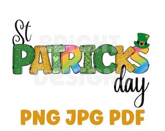 Grafica clipart St Patricks Day 300dpi trasparente png, pdf e jpg