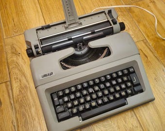 Vintage Electromechanical Typewriter Ivica-M Cyrillic Russian Text 1990