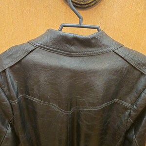 Vintage Herren Ledermantel aus den 1970er Jahren, Kommandant, KGB NKVD - Zweiter Bild 7